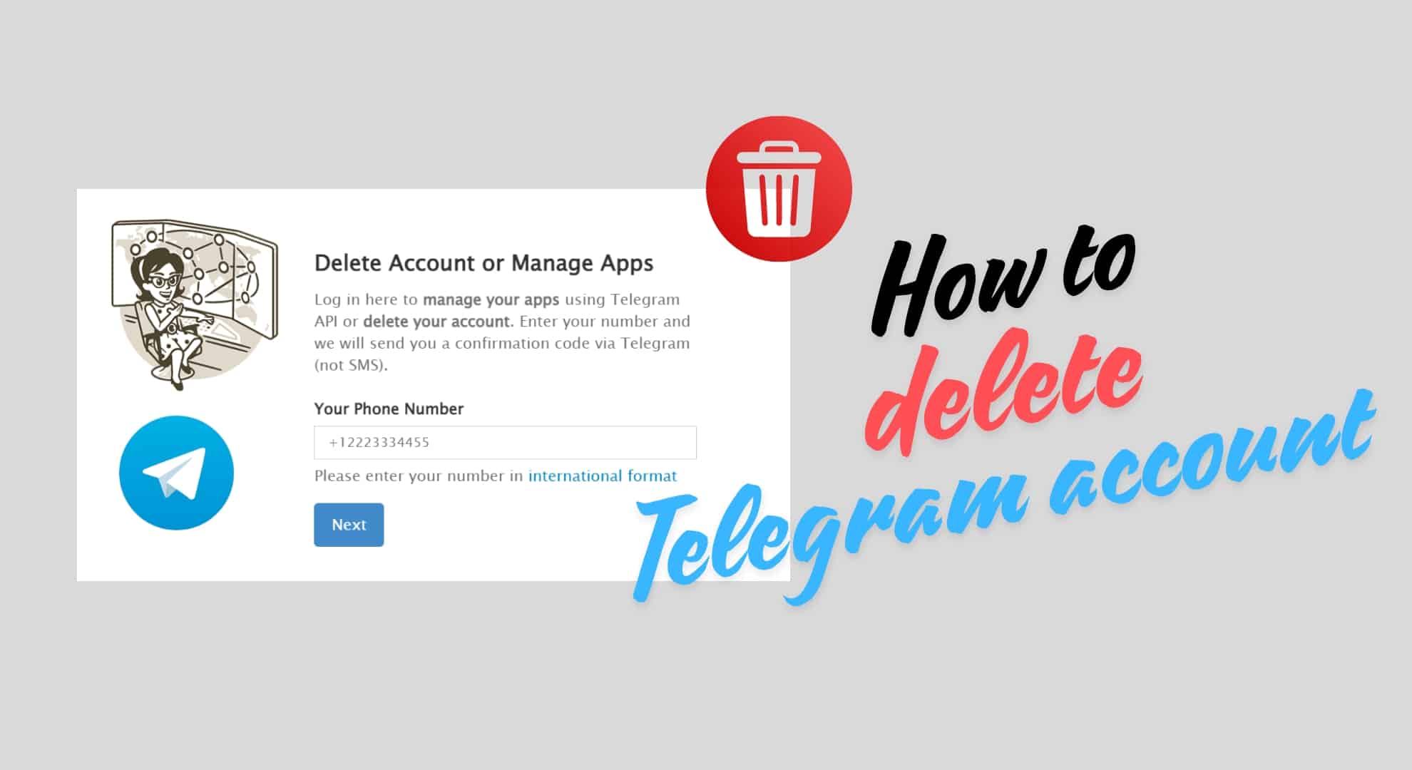 كيفية حذف حساب تيليجرام على الجوال والكمبيوتر