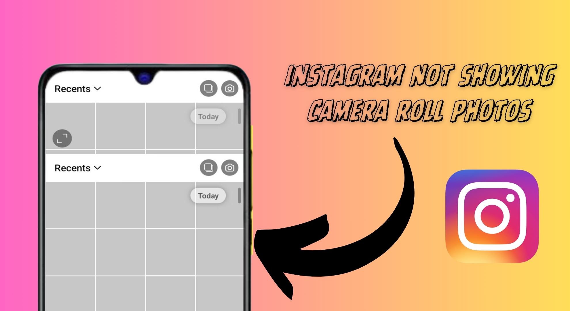 6 حلول سهلة لمشكلة عدم ظهور صور معرض الكاميرا في Instagram