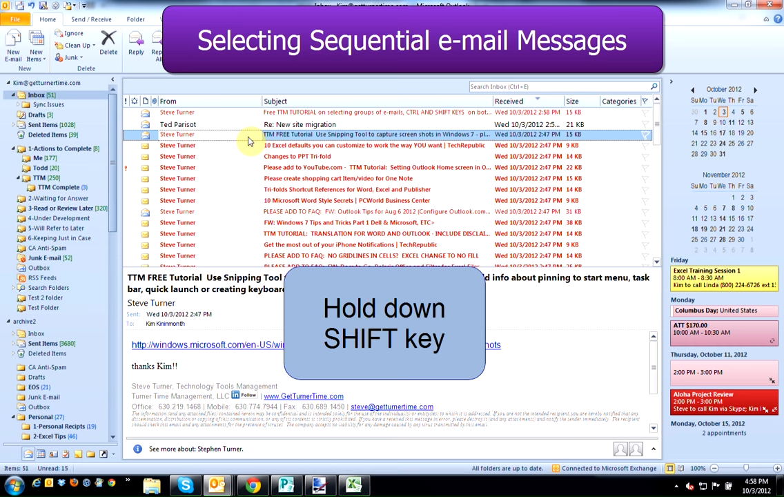 اضغط باستمرار على مفتاح Shift