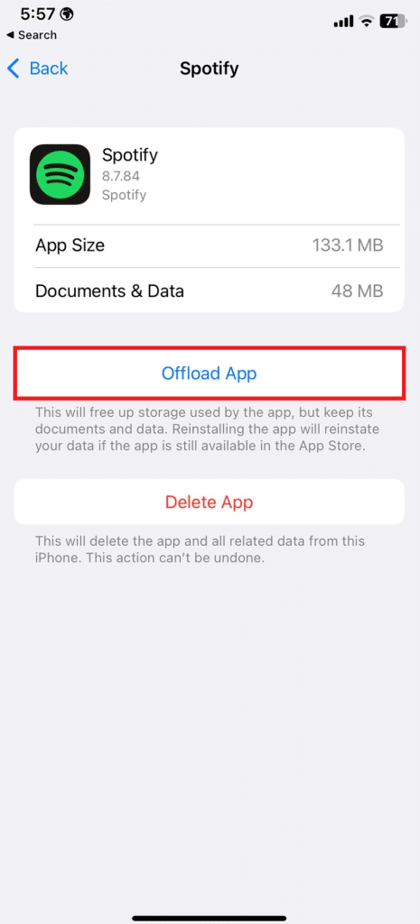 إلغاء تحميل Spotify