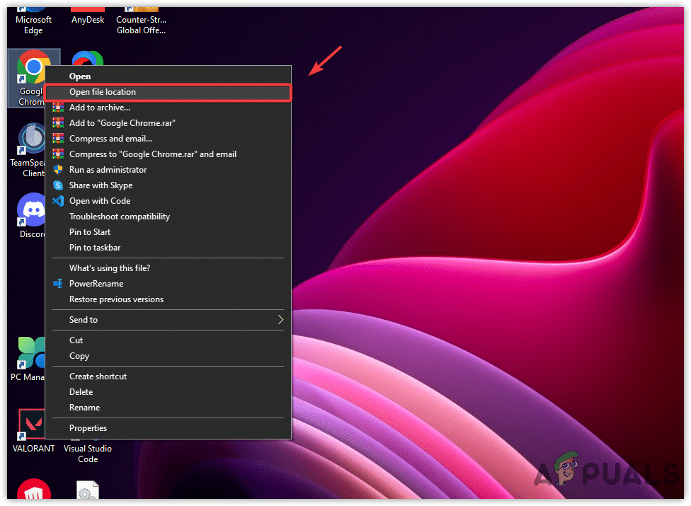 التنقل إلى دليل Google Chrome