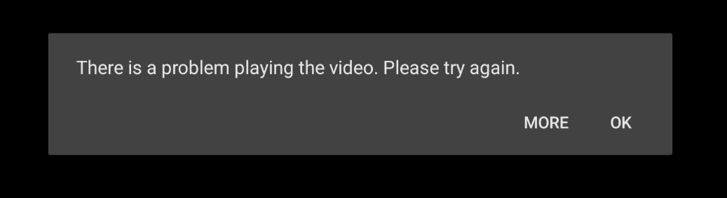 مثال على خطأ Netflix 5.8