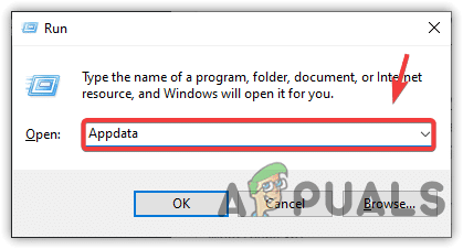 فتح مجلد AppData