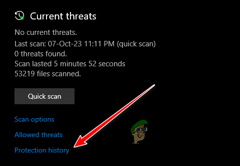 Opening Protection History