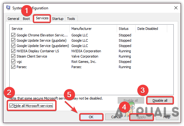 إجراء تمهيد نظيف