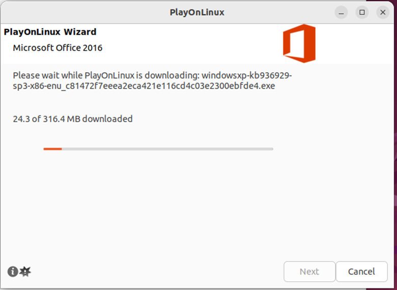 تثبيت ملف أساسي