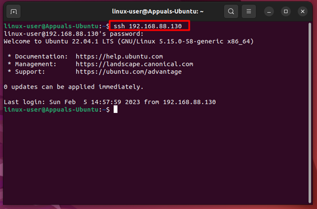 إعادة محاولة الاتصال بخادم SSH