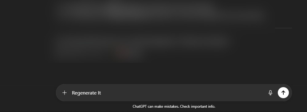 إعادة إنشاء ملف في ChatGPT