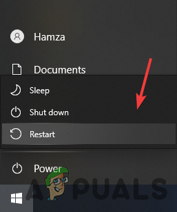 إعادة تشغيل الكمبيوتر لفتح Windows في الوضع الآمن