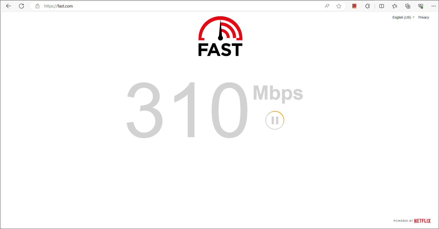 التحقق من اتصال الإنترنت