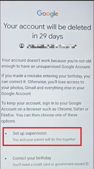 إعداد الإشراف