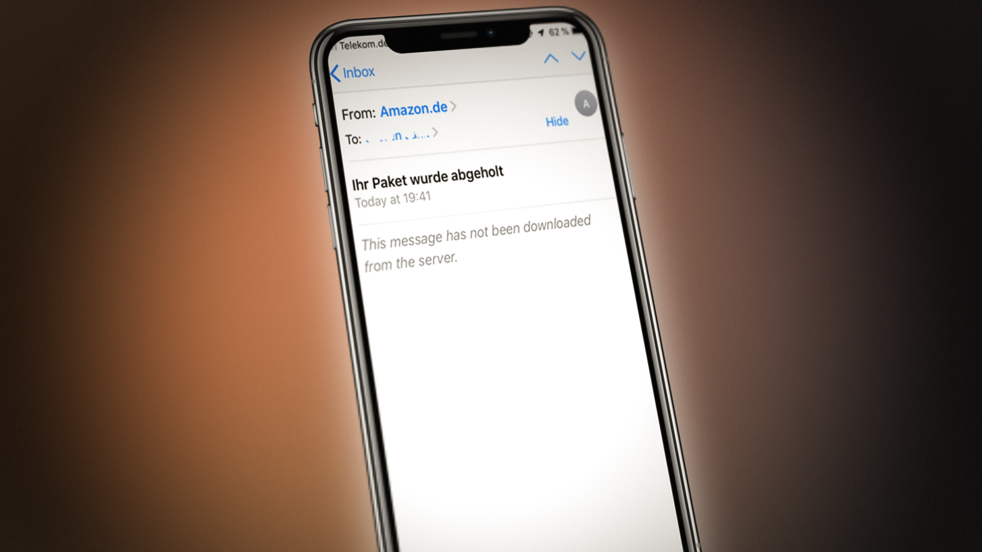 لم يتم تنزيل هذه الرسالة من الخادم