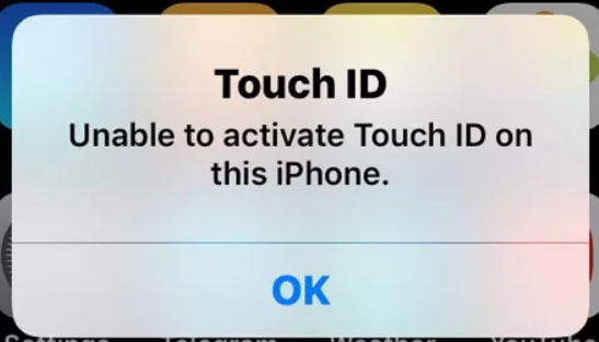 حل مشكلة تعذر تنشيط Touch ID على iPhone