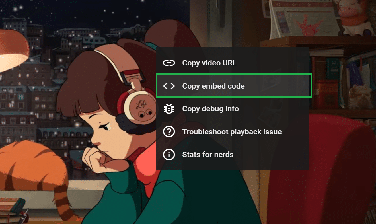 نسخ رمز التضمين