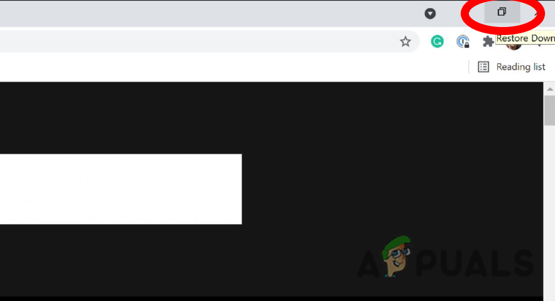 استخدام زر الاستعادة