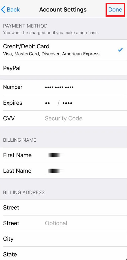 التحقق مطلوب App Store