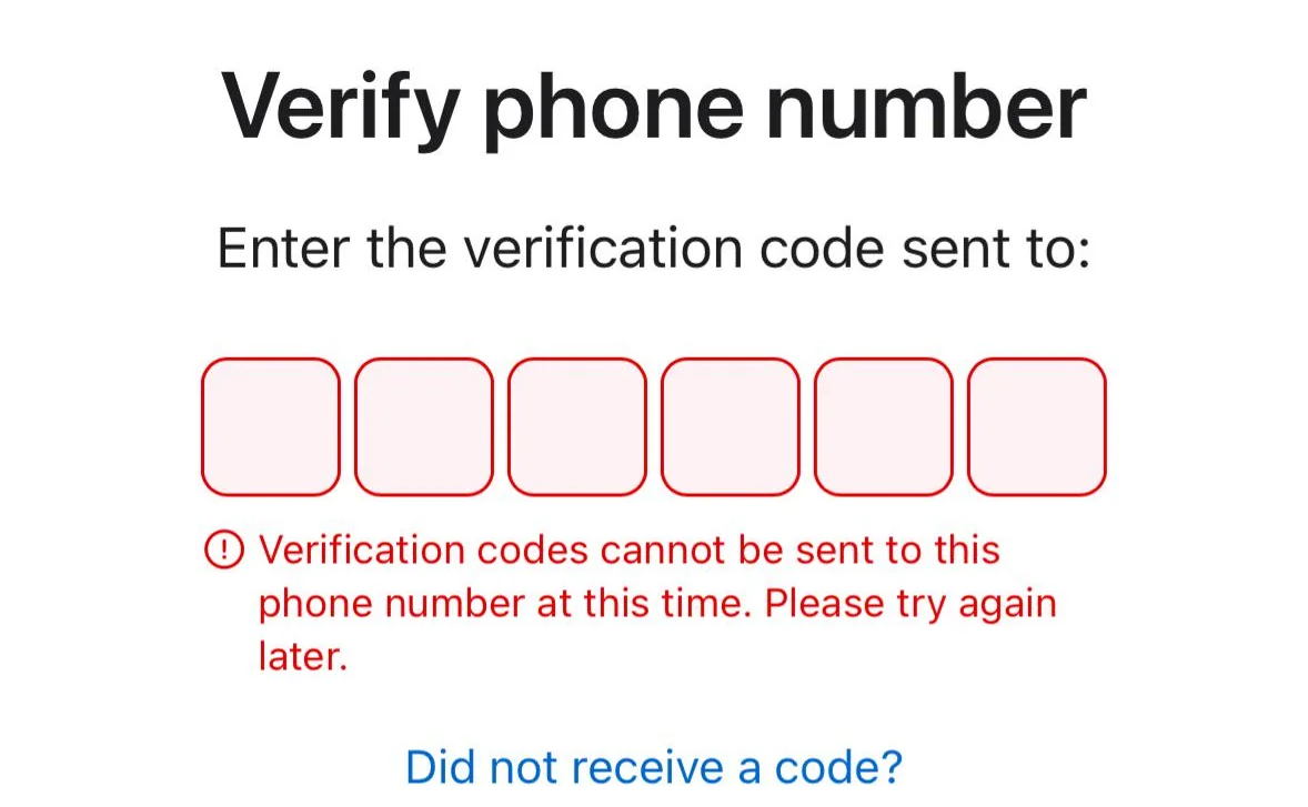 حل مشكلة عدم إرسال رموز التحقق على Apple ID