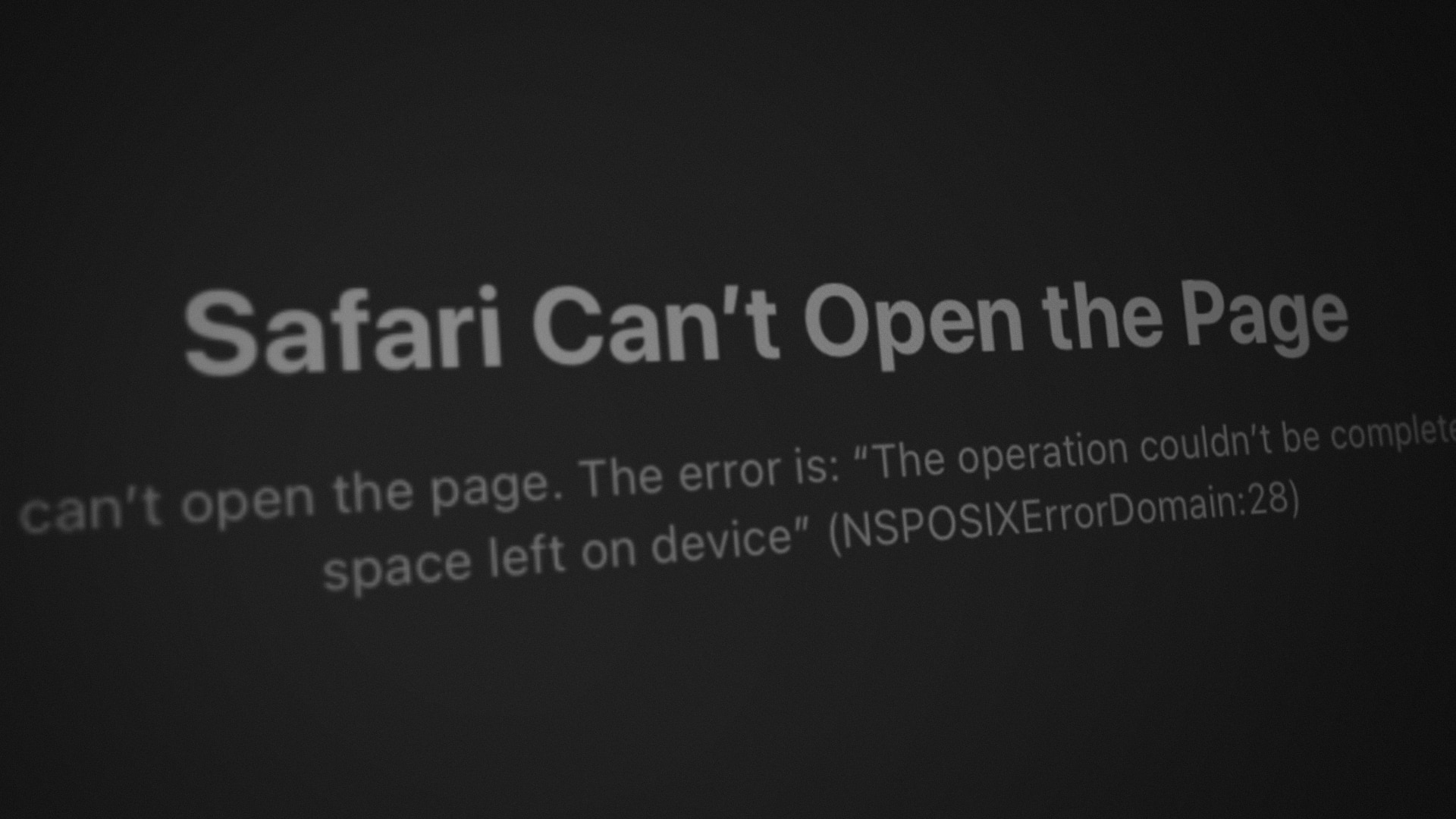 Cómo solucionar el error interno de Webkit en Safari