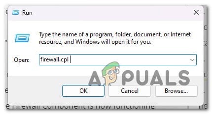 الوصول إلى مكون جدار الحماية