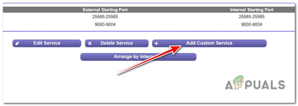 إضافة خدمة مخصصة