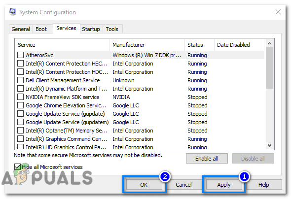 انقر على “تطبيق” ثم “موافق” لحفظ التغييرات.