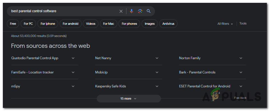 ابحث عن برنامج رقابة أبوية موثوق به يناسب متطلباتك واختره.
