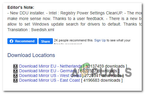 تنزيل حزمة DDU