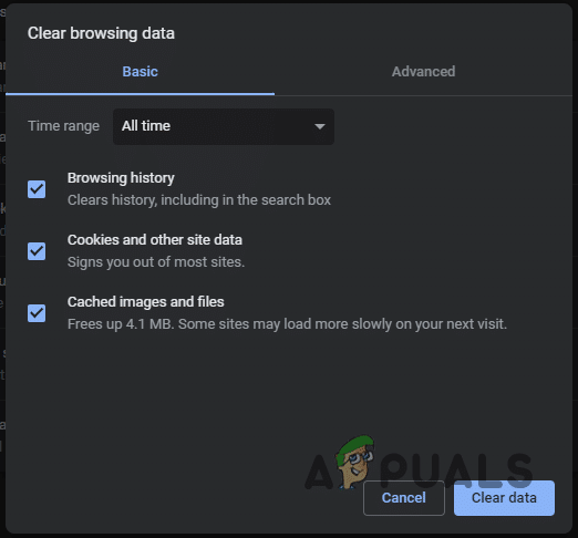 مسح ذاكرة التخزين المؤقت لمتصفح Chrome
