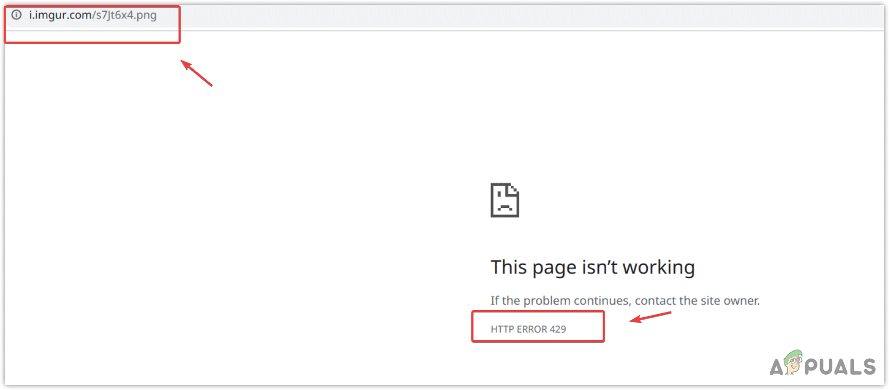 كيف تصلح خطأ HTTP 429 عند زيارة Imgur