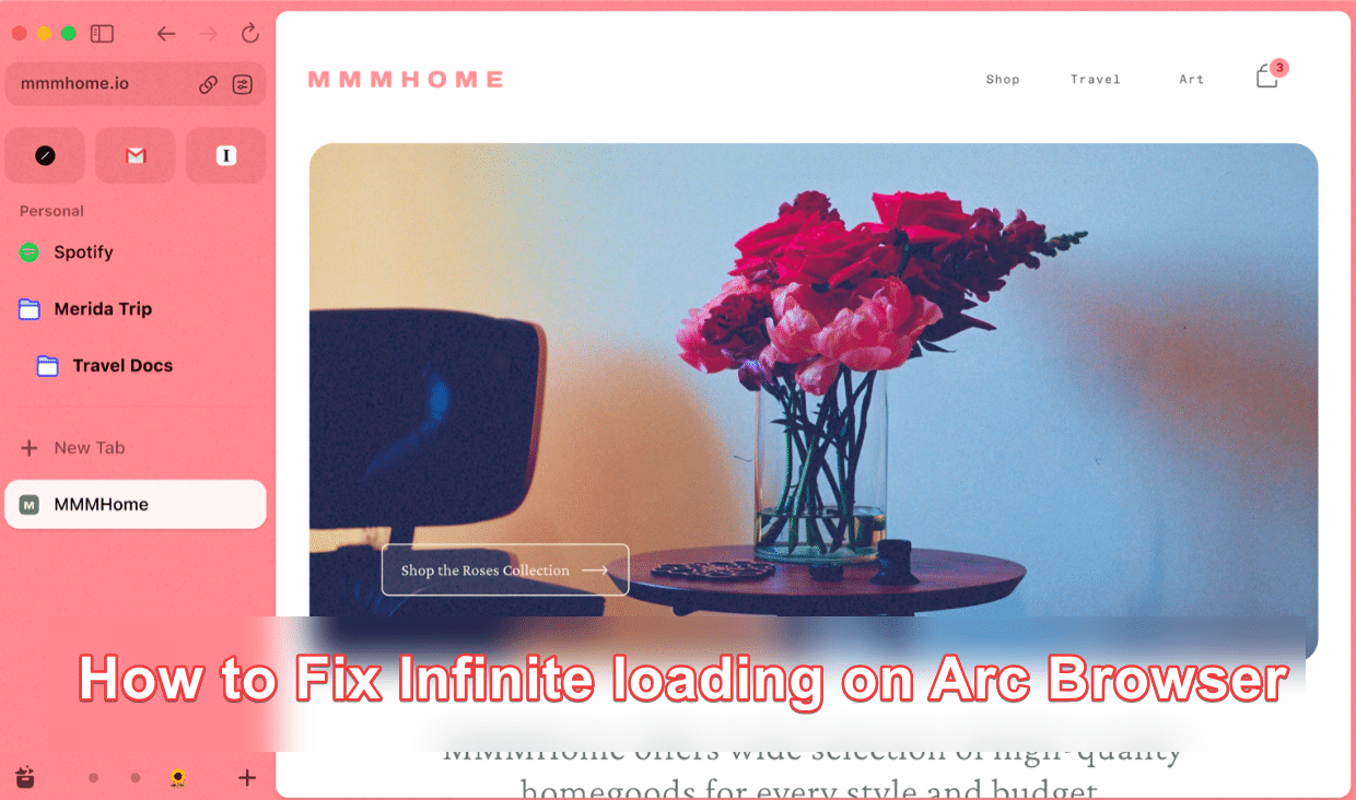 مشكلة التحميل اللانهائي في المتصفح