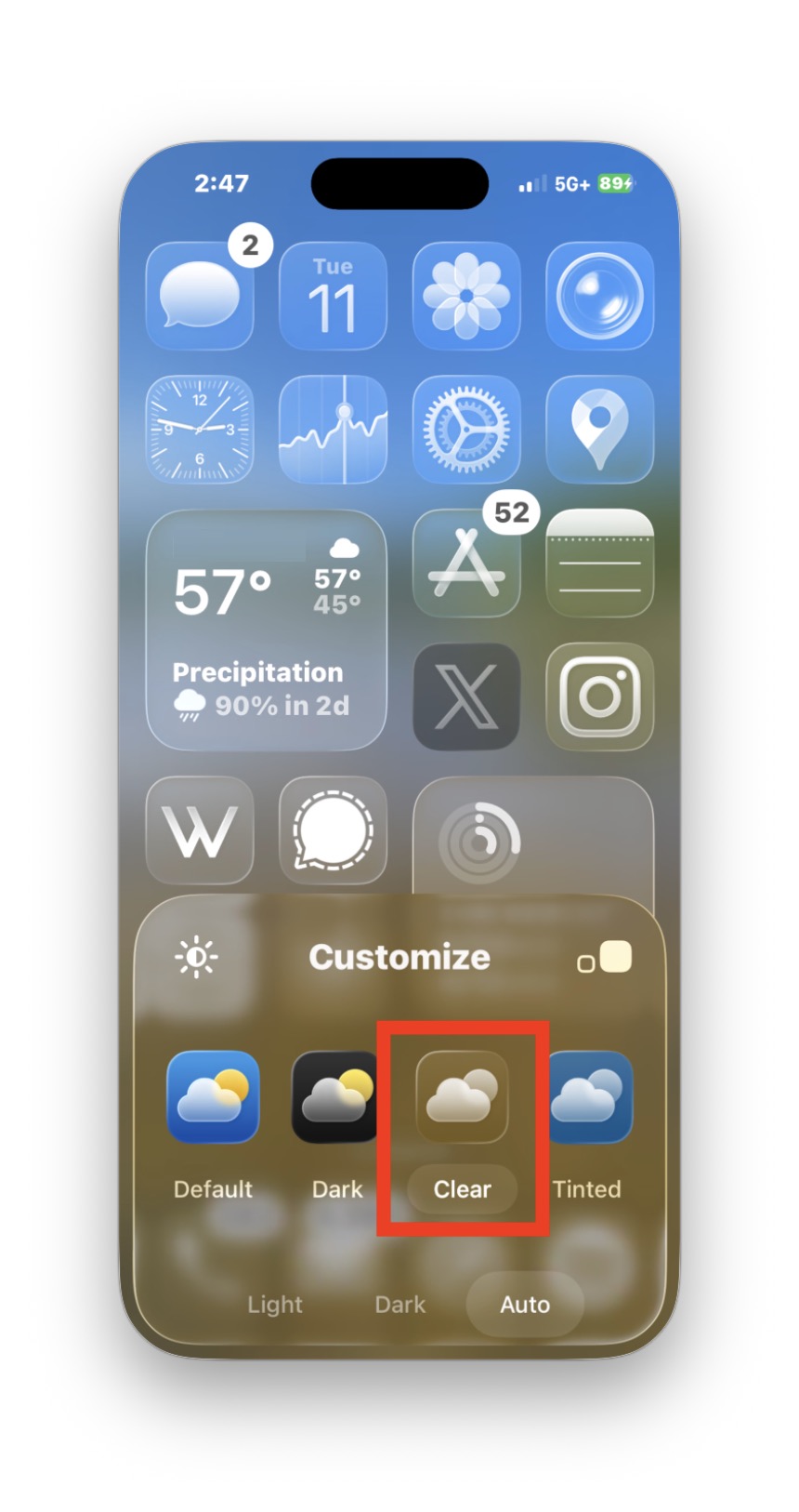 كيف تجعل الأيقونات واضحة في iOS 26 على iPhone و iPad