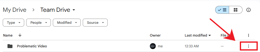 قائمة النقاط الثلاث