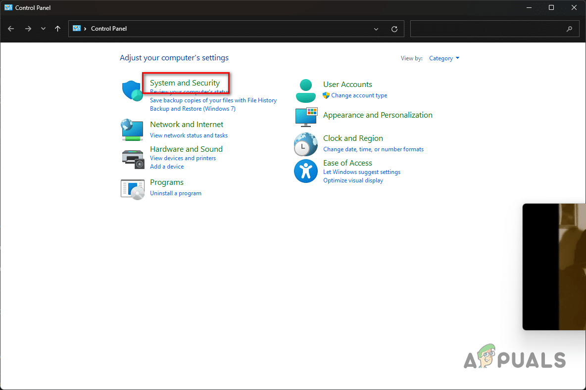 الانتقال إلى النظام والأمان