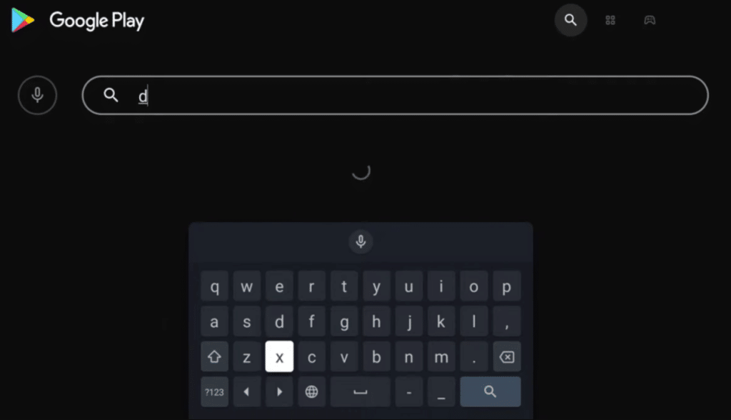 البحث في Android TV