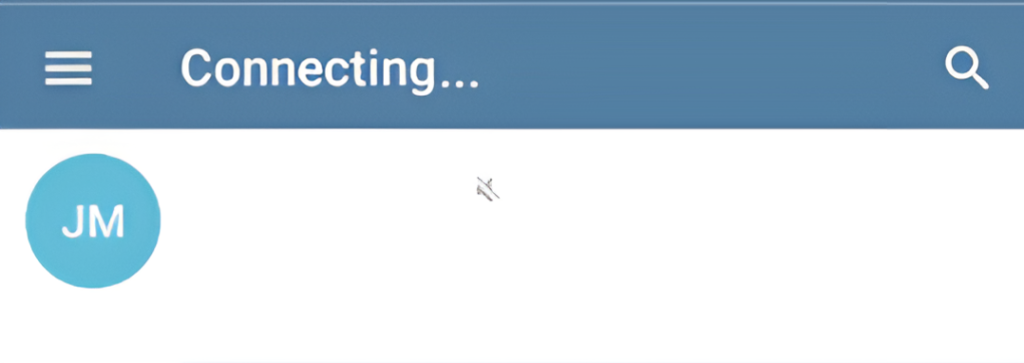 حل مشكلة Telegram العالق عند الاتصال