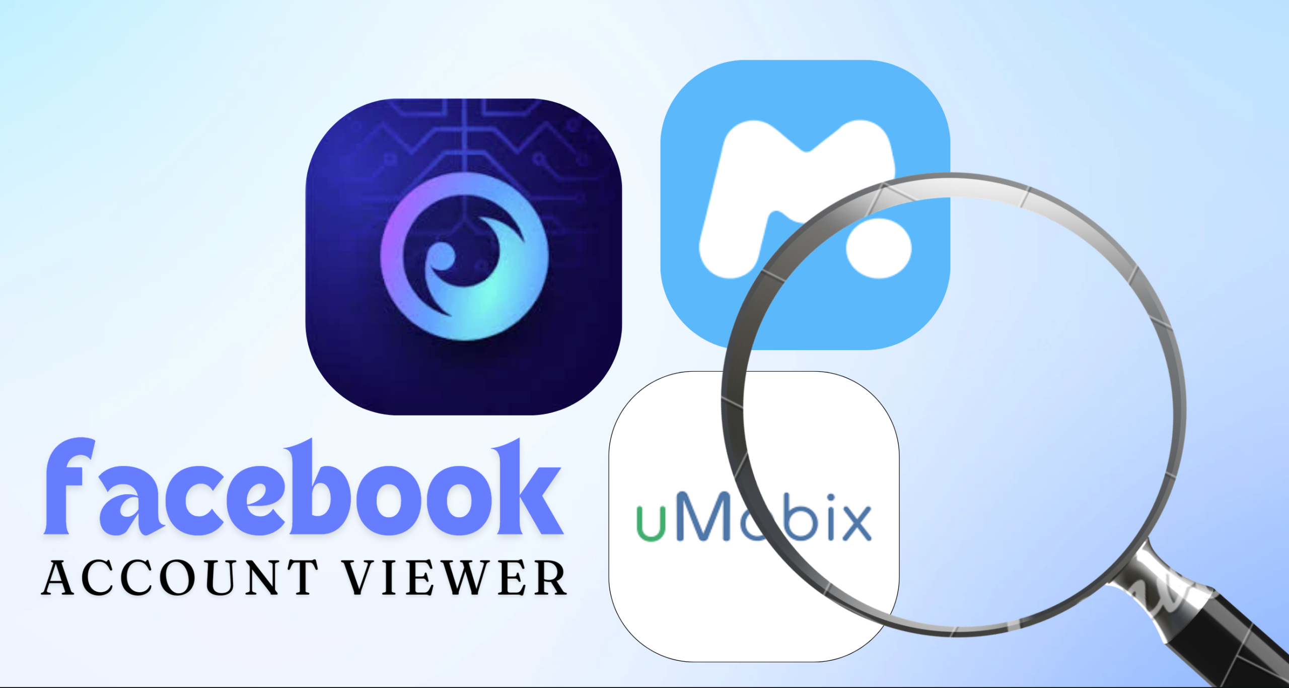 طريقة استخدام Facebook Account Viewer للوصول للملفات الشخصية الخاصة