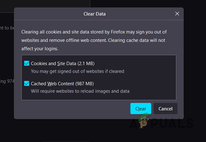 مسح ذاكرة التخزين المؤقت للمتصفح على Firefox