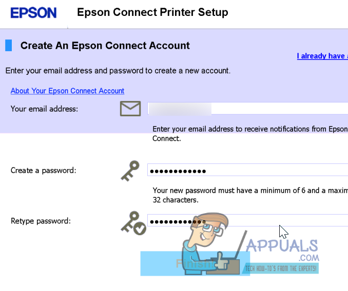 خدمة Epson Connect - 1