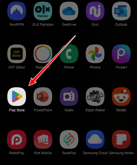 أيقونة تطبيق Google Play Store