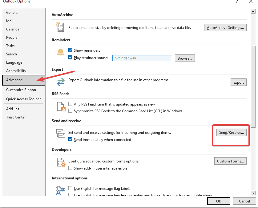 كيفية إصلاح عدم تحديث صندوق الوارد في Outlook