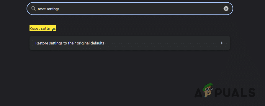 إعادة تعيين إعدادات Chrome