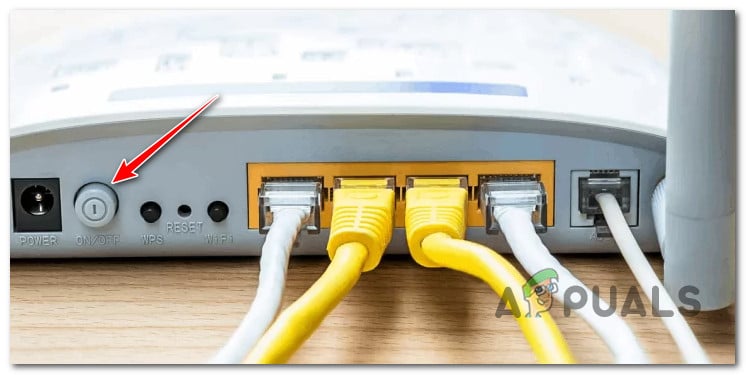 إعادة تشغيل جهاز التوجيه