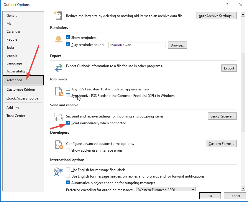كيفية إصلاح عدم تحديث صندوق الوارد في Outlook