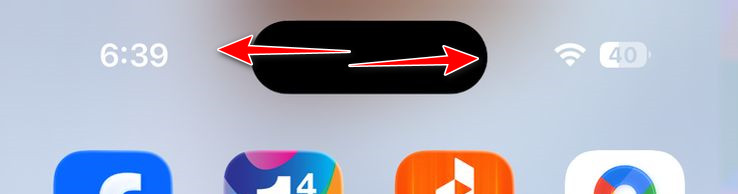 اسحب Dynamic Island