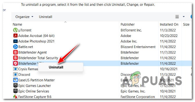 إلغاء تثبيت جدار حماية تابع لجهة خارجية