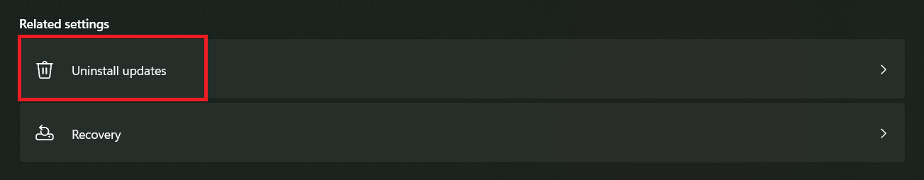 إلغاء تثبيت تحديث Windows
