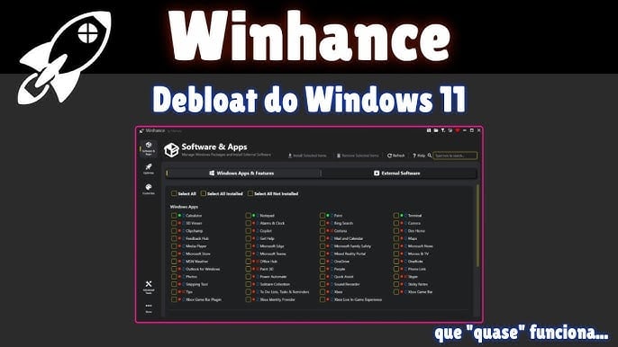 كيفية حذف البرامج غير المرغوب فيها في Windows 11 باستخدام Winhance؟