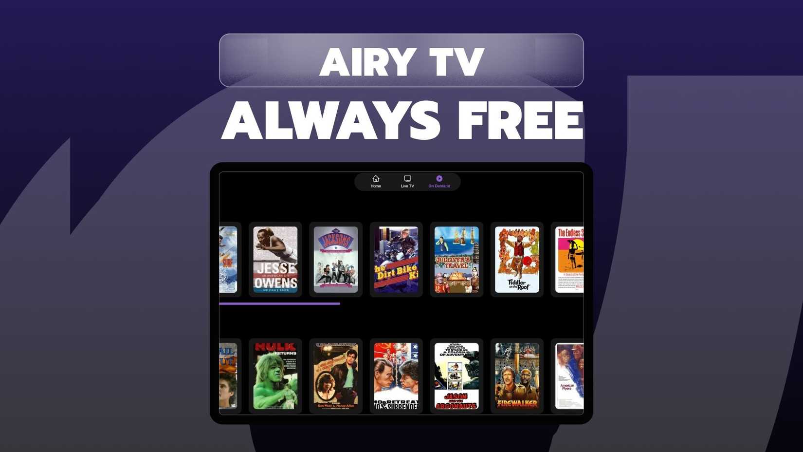 قنوات تلفزيونية مباشرة في Airy TV