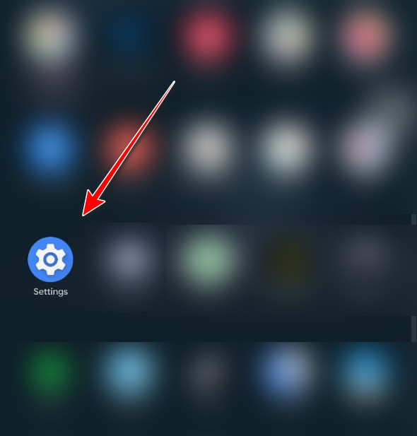 فتح الإعدادات على Android
