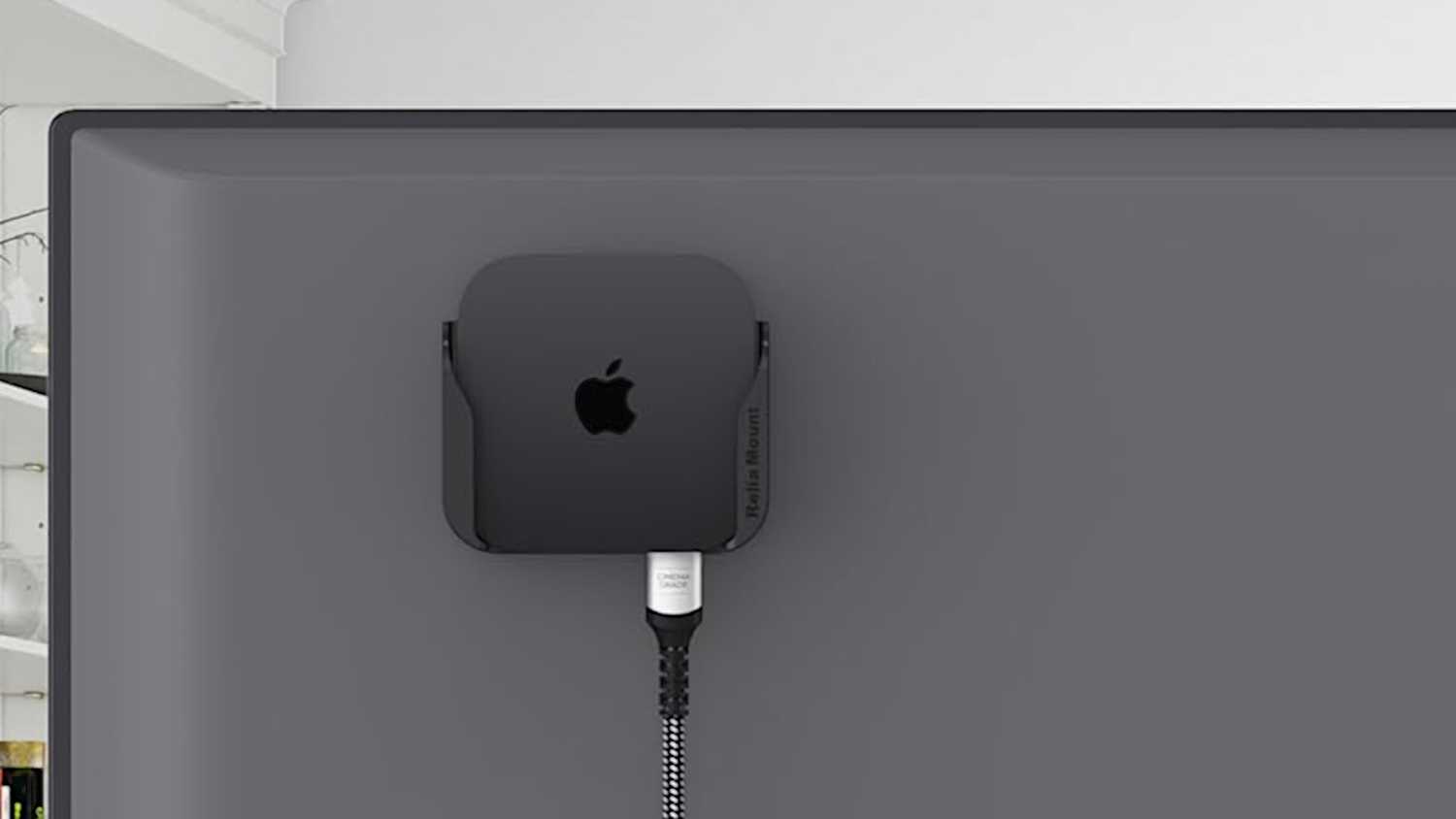 حامل تلفزيون لجهاز Apple TV.
